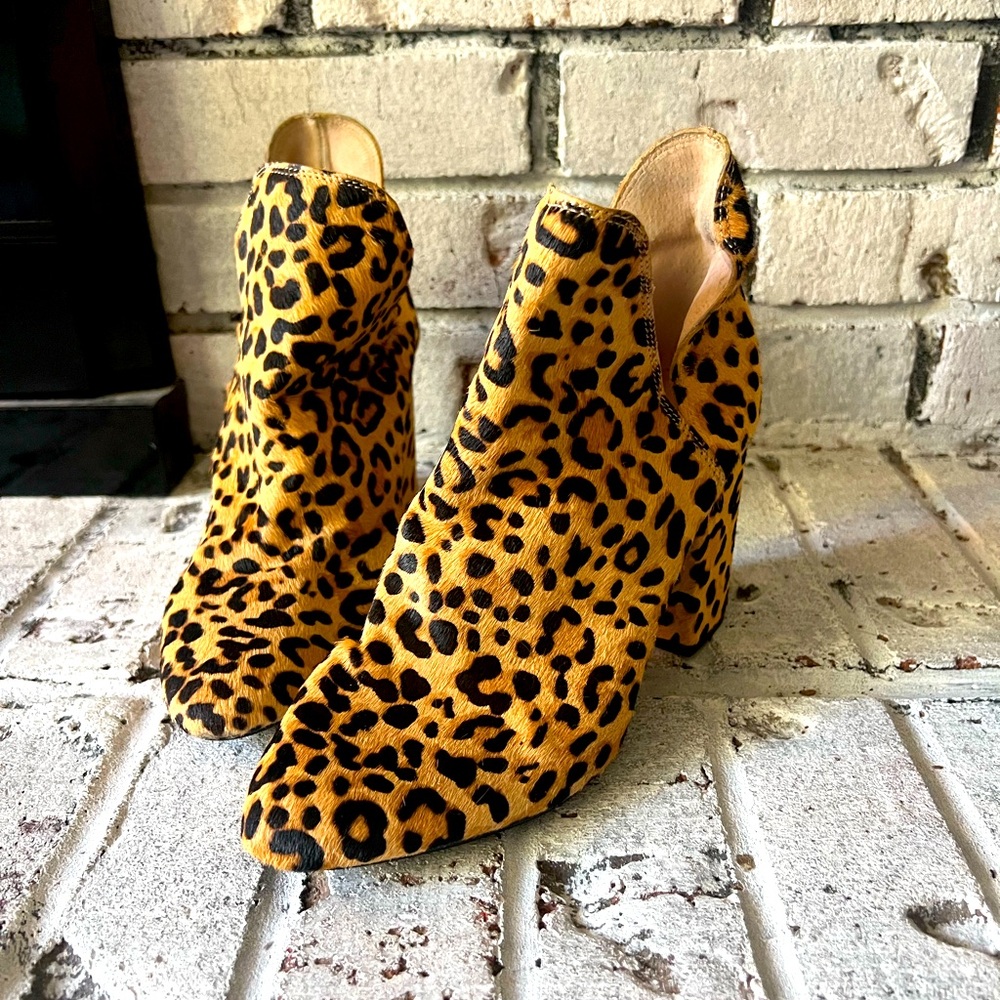 Steve Madden Animal Print Ankle Booties